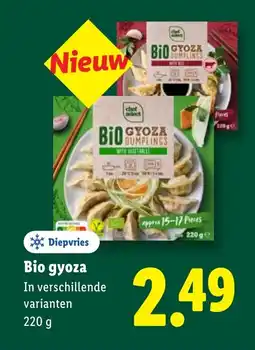 Lidl Bio gyoza aanbieding