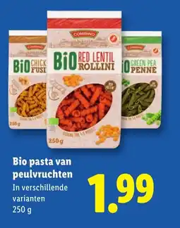 Lidl Bio pasta van peulvruchten aanbieding