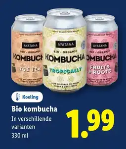 Lidl Bio kombucha aanbieding