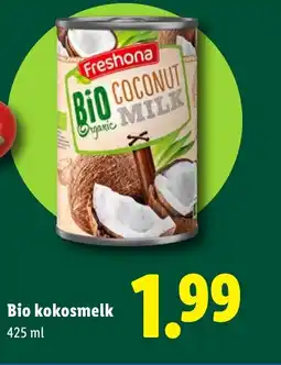 Lidl Bio kokosmelk aanbieding