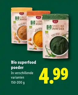 Lidl Bio superfood poeder aanbieding