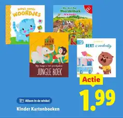 Lidl Kinder Kartonboeken aanbieding