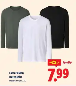 Lidl Esmara Men Herenshirt aanbieding