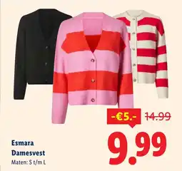 Lidl Esmara Damesvest aanbieding
