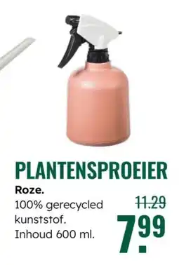 GroenRijk Plantensproeier aanbieding