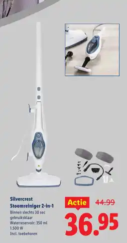 Lidl Silvercrest Stoomreiniger 2-in-1 aanbieding