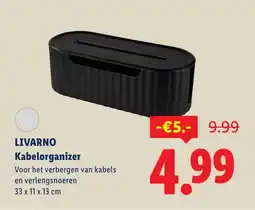 Lidl Livarno kabelorganizer aanbieding