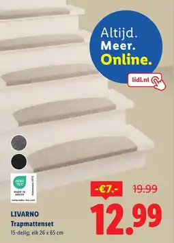 Lidl Livarno trapmattenset aanbieding