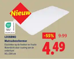 Lidl Livarno matrasbeschermer aanbieding