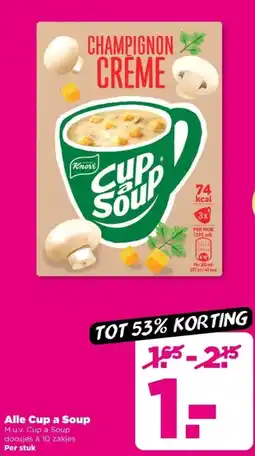 PLUS Alle Cup a Soup aanbieding