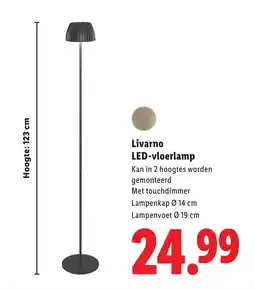 Lidl Livarno LED-vloerlamp aanbieding