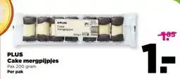 PLUS PLUS Cake mergpijpjes aanbieding