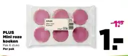 PLUS PLUS Mini roze koeken aanbieding