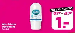 PLUS Alle Odorex Deodorant aanbieding