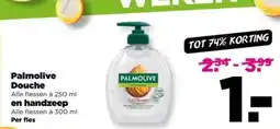 PLUS Palmolive Douche en handzeep aanbieding