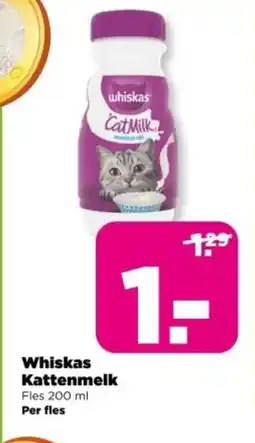 PLUS Whiskas Kattenmelk aanbieding