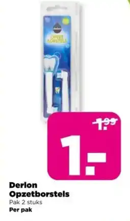 PLUS Derlon Opzetborstels aanbieding