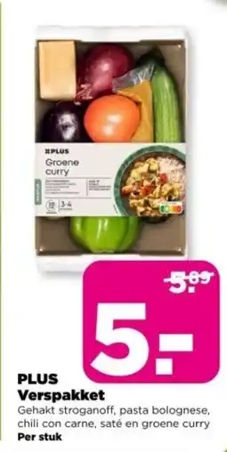 PLUS PLUS Verspakket aanbieding