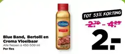 PLUS Blue Band, Bertolli en Croma Vloeibaar aanbieding
