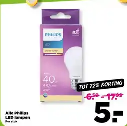PLUS Alle Philips LED lampen aanbieding