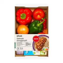 PLUS PLUS Verspakket Gehakt stroganoff aanbieding