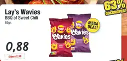 Budget Food Lay's Wavies BBQ of Sweet Chili aanbieding