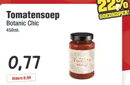 Budget Food Tomatensoep Botanic Chic aanbieding