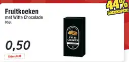 Budget Food Fruitkoeken met Witte Chocolade aanbieding