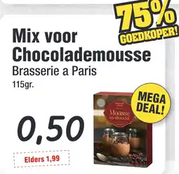 Budget Food Mix voor Chocolademousse aanbieding