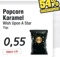 Budget Food Popcorn Karamel Wish Upon A Star aanbieding