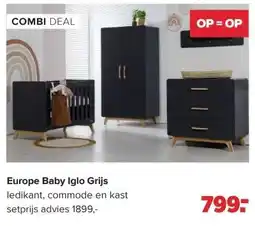 Baby-Dump Europe Baby Iglo Grijs aanbieding