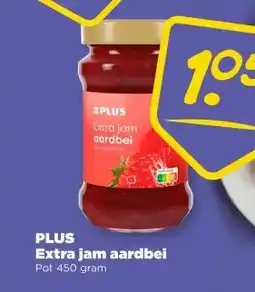 PLUS PLUS Extra jam aardbei aanbieding