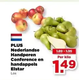 PLUS PLUS Nederlandse Handperen Conference en handappels Elstar aanbieding