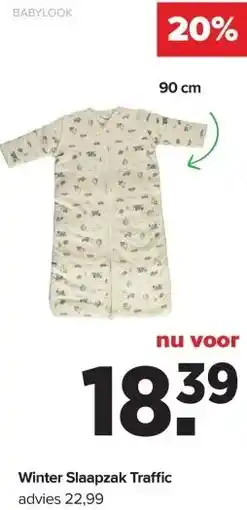 Baby-Dump Winter Slaapzak Traffic aanbieding