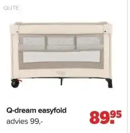 Baby-Dump Q-dream easyfold aanbieding