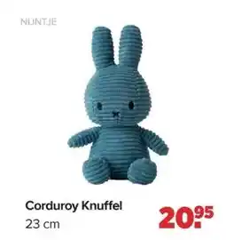 Baby-Dump Corduroy Knuffel aanbieding