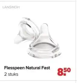 Baby-Dump Flesspeen Natural Fast aanbieding