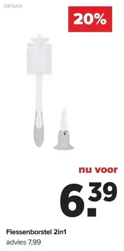 Baby-Dump Flessenborstel 2in1 aanbieding