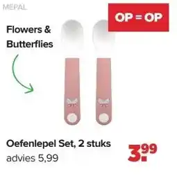Baby-Dump Oefenlepel Set, 2 stuks aanbieding