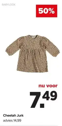 Baby-Dump Cheetah Jurk aanbieding