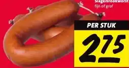 Nettorama Slagersrookworst aanbieding