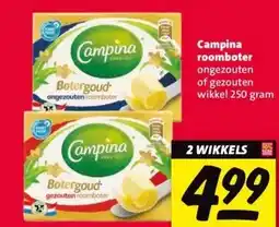 Nettorama Campina roomboter aanbieding