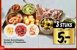 Vomar Voordeelmarkt Vomar Borrelhapjes, Spreads of Tapenades aanbieding