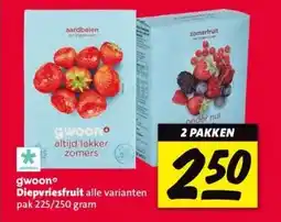 Nettorama gwoon Diepvriesfruit aanbieding