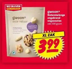Nettorama gwoonº Notenmelange ongebrand ongezouten aanbieding