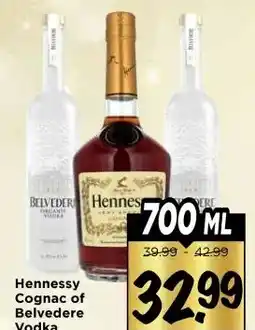 Vomar Voordeelmarkt Hennessy Cognac of Belvedere Vodka aanbieding