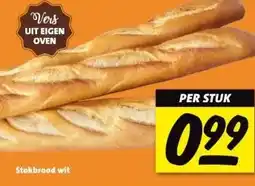 Nettorama Stokbrood wit aanbieding