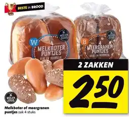 Nettorama Melkboter of meergranen puntjes aanbieding