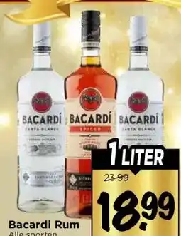 Vomar Voordeelmarkt Bacardi Rum aanbieding