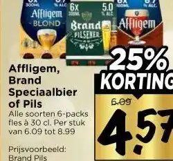 Vomar Voordeelmarkt Affligem, Brand Speciaalbier of Pils aanbieding